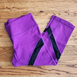Neon Purple Capri Leggings